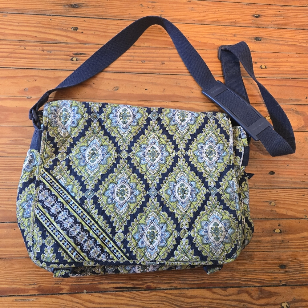 Vera Bradley Messenger Bag In Retired Cambridge